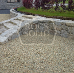 Wicklow granite steps, stone garden design