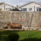 Granite stone wall repointing Rathfarnham